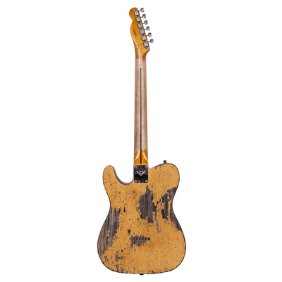 Fender Custom Shop 1952 Telecaster Super Heavy Relic Aged Nocaster Blonde Elektro Gitar